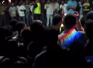 sexy colombian strips naked dancing salsa at nightclub phone vid