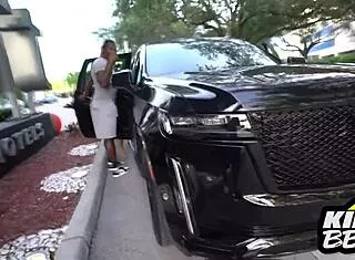 i couldn't resist that latina's curvy ass on bbc in escalade