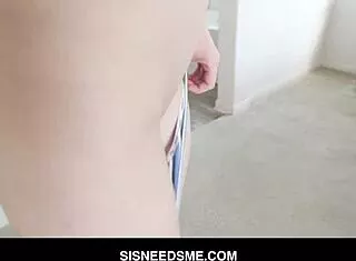 sisneedsme blackmails horny stepsis hazel moore for young pussy pounding 😈