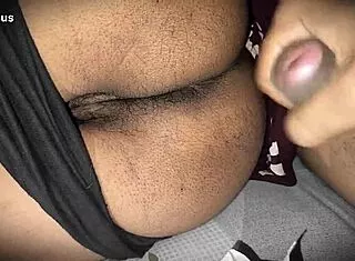 Stepmom craves brutal ass play and thick cum explosion on it