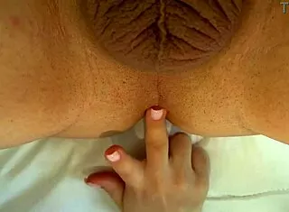 this tiny penis stays small after my prostate rub ugh