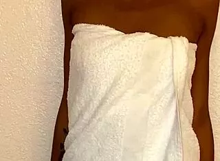light skin ebony latina with small tits and narrow ass rides bbc missionary in bedroom photoshoot
