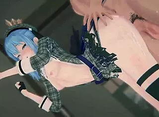 hololive fortnite suisei squad dp cowgirl pov sandwich bukkake