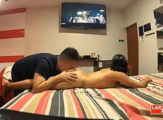 Perla's Casting: Tongue Deep in Tight Anus Spreading Nalgas