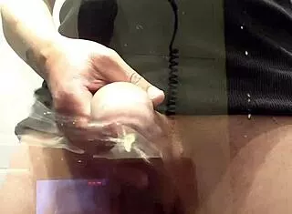 piss explodes everywhere in cum soaked hotel room