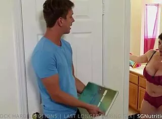 Heart-Racing Accidental Fuck with Busty Stepmom