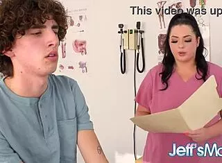 Chubby Nurse Aurora Rainbow Hired to Slurp Monster Cocks Daily