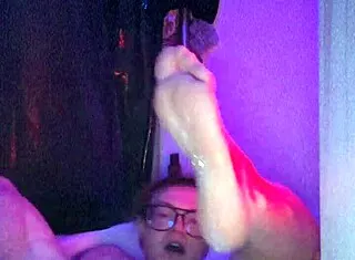Bath Toys Stretch My Boypussy Lips—Watch Me Grope This Big Clit!