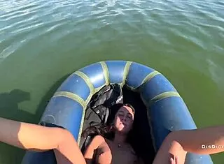 First Time Anal on a Public Boat—Gaping Asshole Exposed!