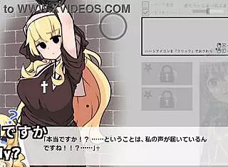 devil lies sister honest in hentai machine game.
