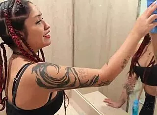 latina maid strips naked for tip deepthroat ride?
