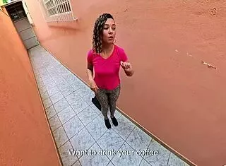 Smoking Student’s Clothes Ripped Off for Outdoor Pussy Fuck and Cum Swallow