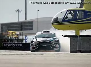 bikini babes ride hard with ken block in nagoya boobkhana part 1