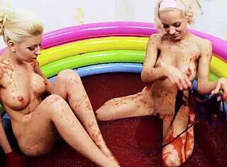 Lou Lou and Christine love wet pussy licking frenzy!