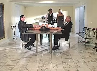 ariana jollee my sushi fuck toy group anal dp toy play
