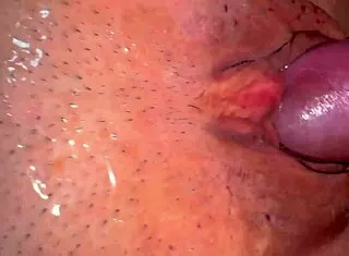 Amateur Asian Wife's Shaved Pussy Close-Up 252 Days Post-Virginity