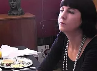 what if a lesbian domme straps on to pound a blonde interview slut?