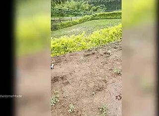 Paid young colombian farm babe milks big cock cash pov
