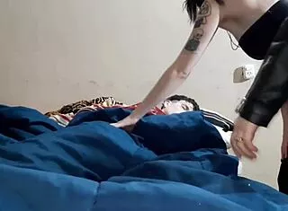 POV girlfriend and best friend threesome fuck after party!