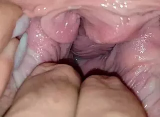 i love fingering my dripping tight pussy up close!