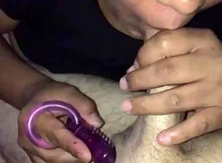 Cute bbw latina ex sucks my huge white cock 😍🍆💦
