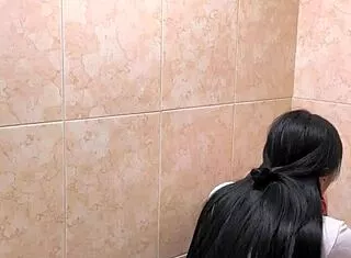 Hot Colombian School Students Caught Fucking in Bathroom