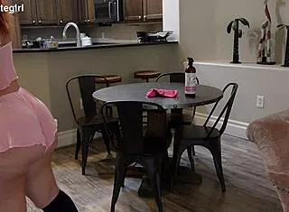 Thick bbw housewife cleans house shakes big natural ass 🍑💦