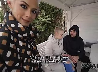 A Forest Hike Turns into Wild Threesome Wife Swap Bliss
