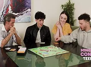 hazel moore begs stepdad to stay cool during mind control threesome