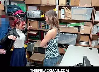 christy love fucked doggystyle by shoplyfter guard office