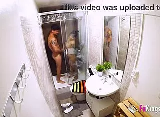 moli drilled bent over cowgirl before porn debut caught shower