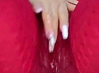 colombian rubs wet coño through leggings dirty talk