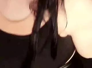 Leather Skirt Goth Vampirish Shemale Ladyboy Shakes Big Booty Crossdresser Style!