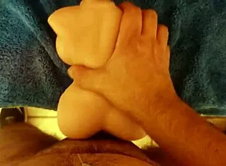 monster cock stretches small silicone fuck doll first time