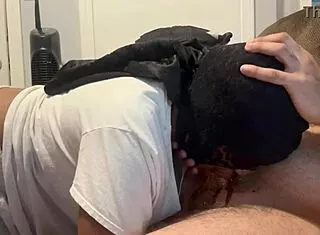 wanna watch her facefucked and rimmed with chocolate syrup by black stud?