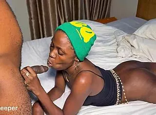 Petite Ebony Whore Rides Monster Cock With Small Waist Bounce