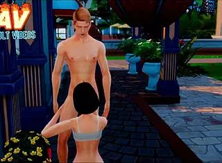 japanese moaning animation cunilingus fingering pussy lick outdoors?