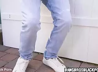 little horny boy pounds black milf's huge ass tits ebony hardcore interracial trailer