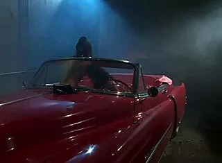 celeste star licks linsey mckenzie's pussy fingering toys on vintage car roof lesbian stockings passion