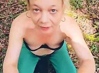 sexy forest find turns into hummmmm stranger fun