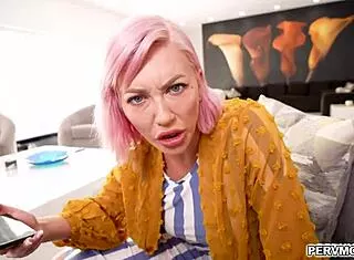 Adira Allure, won't you help Allen Swift stroke his mother-in-law raging cock?