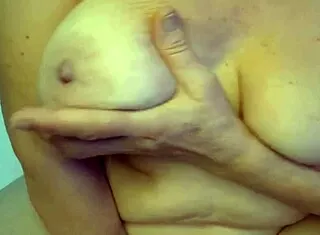 Sogra Rubs Thick Cum Over Oiled Body