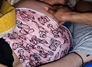 roommate's boyfriend sneaks into hotel room for raw creampie pounding