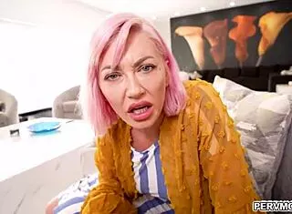 Adira Allure, won't you help Allen Swift stroke his mother-in-law raging cock?