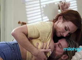 that government fuck machine drills this redhead milf cougar senseless... erotic adultery vibes