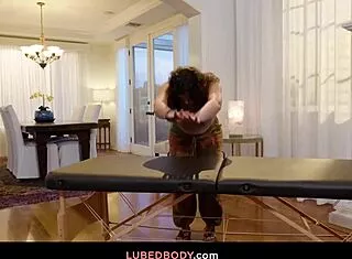 hippie chick gives serene sirens a massage