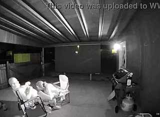shadow blowjob with wife in public outdoor spot