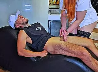 Kinky nurse fucks patient when doctor is away