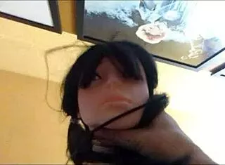 58 year old fucking a home made silicone sex doll