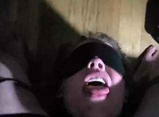 Bandc jerking off over face no cum